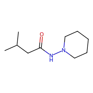 3-methyl-N-(piperidin-1-yl)butanamide structure