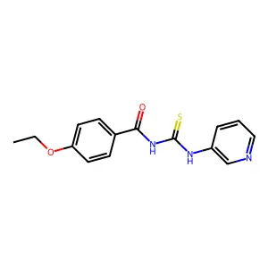 4-ethoxy-N-(pyridin-3-ylcarbamothioyl)benzamide structure