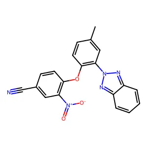 4-[2-(Benzotriazol-2-yl)-4-methylphenoxy]-3-nitrobenzonitrile structure