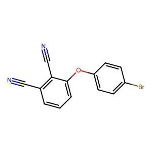 3-(4-Bromophenoxy)benzene-1,2-dicarbonitrile structure