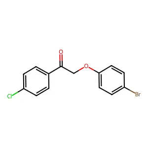 2-(4-Bromophenoxy)-1-(4-chlorophenyl)ethanone structure