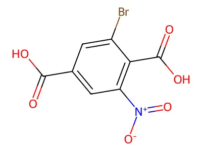 2-Bromo-6-nitroterephthalic acid structure