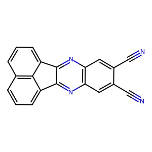 Acenaphtho[1,2-b]quinoxaline-9,10-dicarbonitrile structure