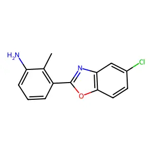 3-(5-Chloro-1,3-benzoxazol-2-yl)-2-methylaniline structure