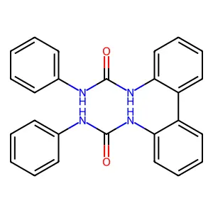 1-Phenyl-3-[2-[2-(phenylcarbamoylamino)phenyl]phenyl]urea structure