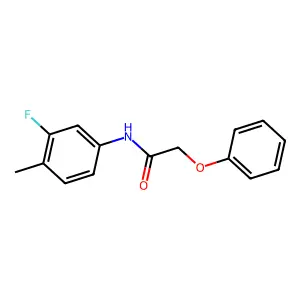 N-(3-氟-4-甲基苯基)-2-苯氧基乙酰胺 structure