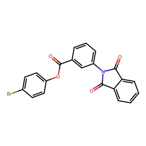 4-bromophenyl 3-(1,3-dioxo-1,3-dihydro-2H-isoindol-2-yl)benzoate structure