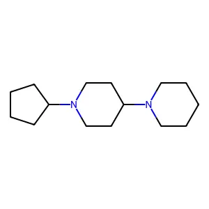 1-Cyclopentyl-4-piperidin-1-ylpiperidine structure