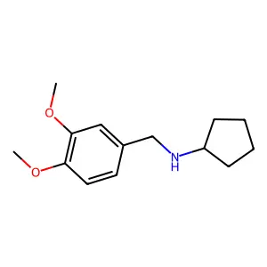 N-(3,4-dimethoxybenzyl)cyclopentanamine structure