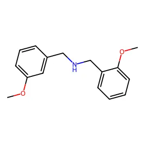(2-Methoxybenzyl)(3-methoxybenzyl)amine structure