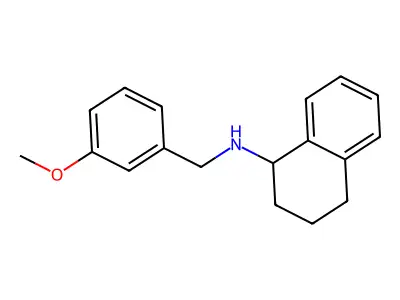(3-Methoxybenzyl)1,2,3,4-tetrahydronaphthalen-1-ylamine structure