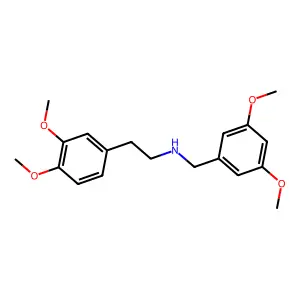 N-(3,5-dimethoxybenzyl)-2-(3,4-dimethoxyphenyl)ethanamine structure