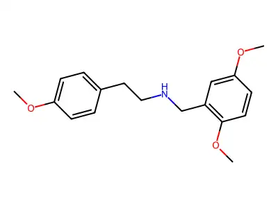 N-(2,5-dimethoxybenzyl)-2-(4-methoxyphenyl)ethanamine structure