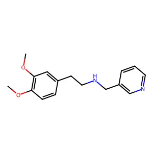 2-(3,4-dimethoxyphenyl)-N-(pyridin-3-ylmethyl)ethanamine structure