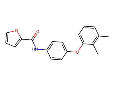 N-[4-(2,3-dimethylphenoxy)phenyl]furan-2-carboxamide structure