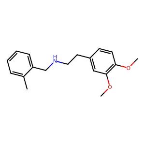 2-(3,4-dimethoxyphenyl)-N-(2-methylbenzyl)ethanamine structure
