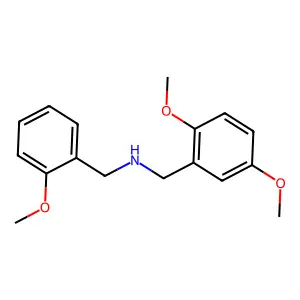 (2,5-Dimethoxybenzyl)(2-methoxybenzyl)amine structure
