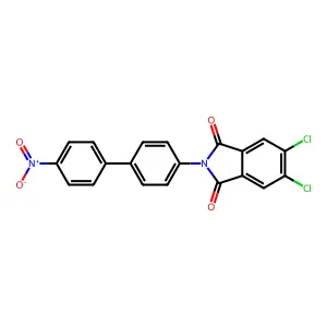 5,6-dichloro-2-{4'-nitro[1,1'-biphenyl]-4-yl}-1H-isoindole-1,3(2H)-dione structure