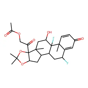 醋酸氟轻松 structure