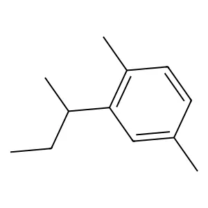 1,4-Dimethyl-2-(1-methylpropyl)benzene structure