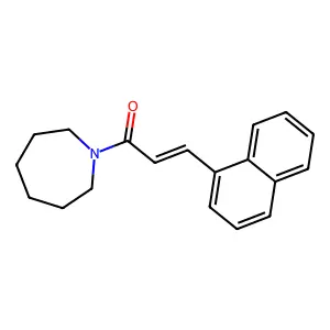 1-(Azepan-1-yl)-3-naphthalen-1-ylprop-2-en-1-one structure