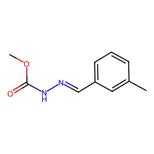 Methyl 2-[(3-methylphenyl)methylene]hydrazinecarboxylate structure