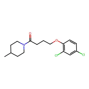 4-(2,4-Dichlorophenoxy)-1-(4-methylpiperidin-1-yl)butan-1-one structure