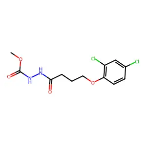 Methyl 2-[4-(2,4-dichlorophenoxy)butanoyl]hydrazinecarboxylate structure