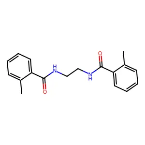 2-methyl-N-{2-[(2-methylbenzoyl)amino]ethyl}benzamide structure
