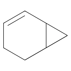 Tricyclo(4.1.0.02,7)hept-3-ene structure
