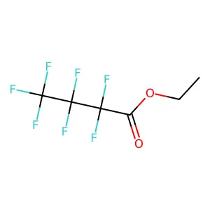 Butanoic acid, 2,2,3,3,4,4,4-heptafluoro-, ethyl ester structure