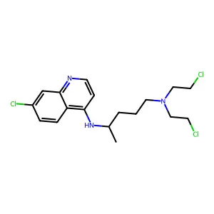 Chloroquine mustard structure