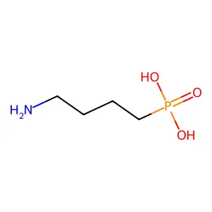 4-氨基丁基膦酸 structure