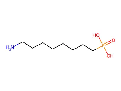 Phosphonic acid, (8-aminooctyl)- structure