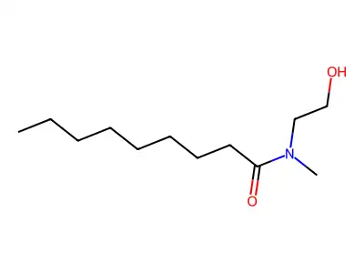N-甲基-N-羟乙基壬酰胺 structure