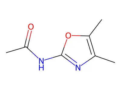 N-(4,5-二甲基-2-恶唑基)乙酰胺 structure