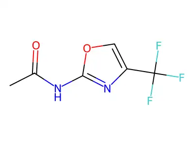 N-(4-三氟甲基-2-恶唑基)乙酰胺 structure