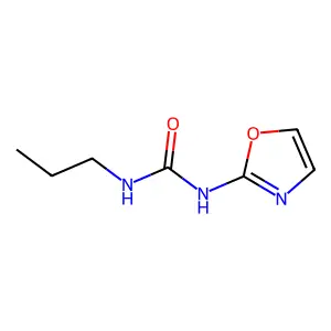 Urea, 1-(2-oxazolyl)-3-propyl- structure