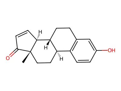 15,16-Dehydroestrone structure
