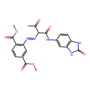 Pigment yellow 175 structure