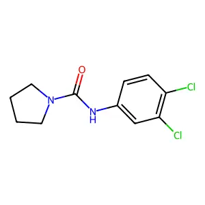 Pyrrolidine-1-carboxylic acid (3,4-dichloro-phenyl)-amide structure