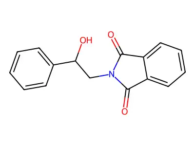2-(2-Hydroxy-2-phenylethyl)isoindoline-1,3-dione structure