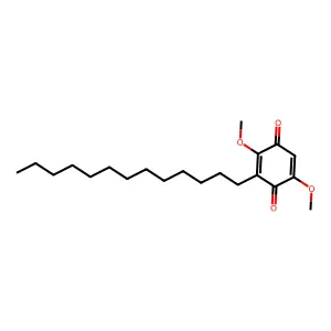 2,5-Dimethoxy-3-tridecyl-[1,4]benzoquinone structure