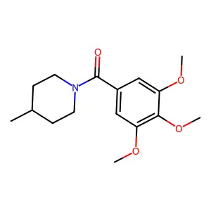 4-Methyl-1-(3,4,5-trimethoxybenzoyl)piperidine structure