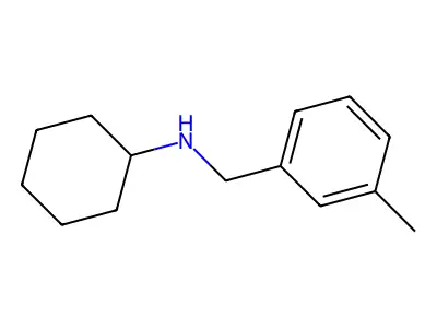 N-(3-methylbenzyl)cyclohexanamine structure