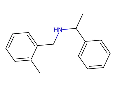 (2-Methylbenzyl)(1-phenylethyl)amine structure