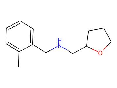 Furan-2-ylmethyl-(2-methyl-benzyl)-amine structure