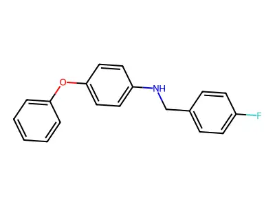 N-(4-Fluorobenzyl)-4-phenoxyaniline structure