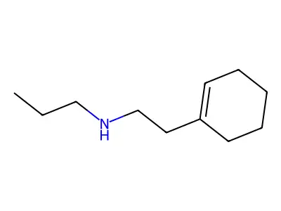 (2-Cyclohex-1-EN-1-ylethyl)propylamine structure