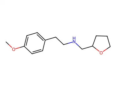 [2-(4-Methoxyphenyl)ethyl](tetrahydro-2-furanylmethyl)amine hydrochloride structure